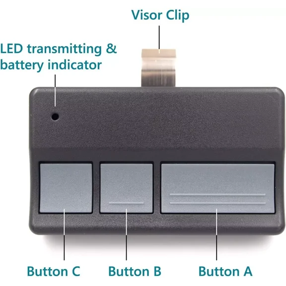 373Lm For Liftmaster 371Lm 950Cd 953D Garage Door Remote Opener Replacement