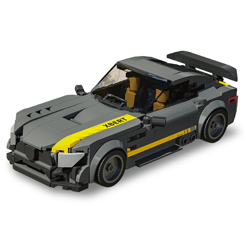 373pcs GTR Sports Car Building Blocks Set, Realistic Racing Model Kit , Educational Toy Gift for Boys Teens Adults Birthday Christmas