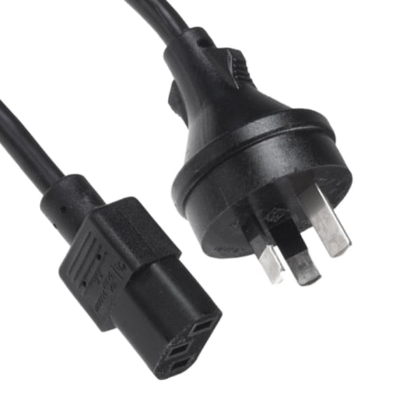 374003-A01 Power Cord Black AS3112 To IEC 320-C13 SAA, 8.20' (2.50m)