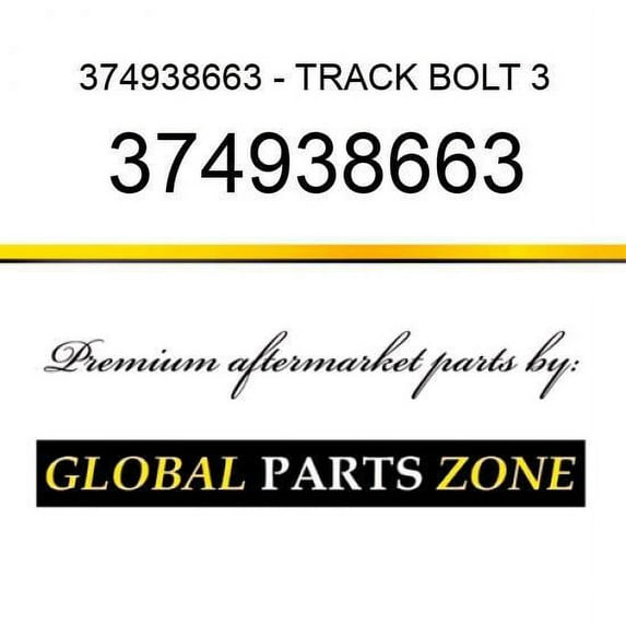 374938663 - TRACK BOLT 3/4X2-5/32 fits Caterpillar (CAT)