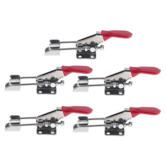 374lbs Capacity Heavy Duty Adjustable Toggle Clamps 5pcs