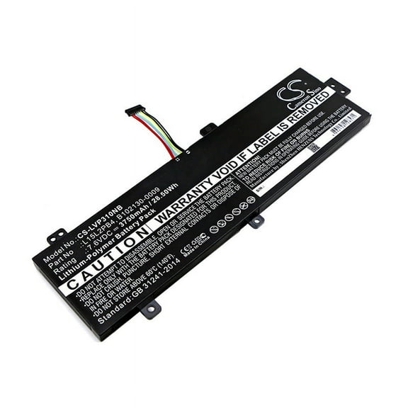 3750mAh o5B10K90787 5B10K90787 5B10K90804 L15L2PB5 L15S2TB0 L15C2PB5 5B10L13960 L15L2PB4 Battery for Lenovo IdeaPad 310-15IKB(80