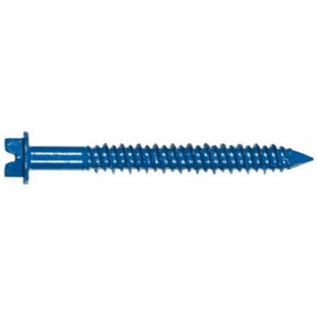 375293 Hex Washer Head Tapper Concrete Screw Anchor 100 Pack