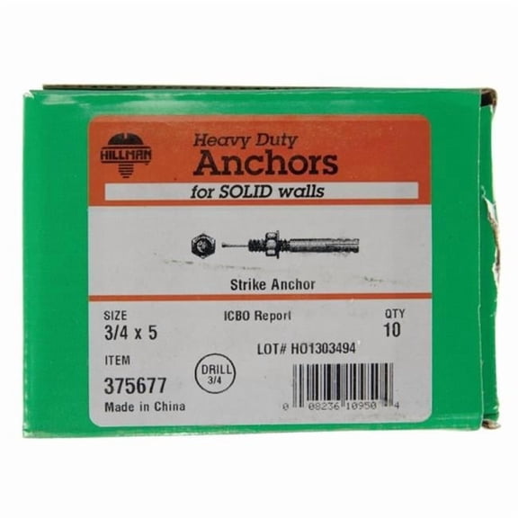 375677 0.75 x 5 in. Strike Anchor