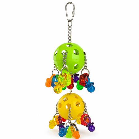 3759 Duo Paci Pull Medium Bird Toy