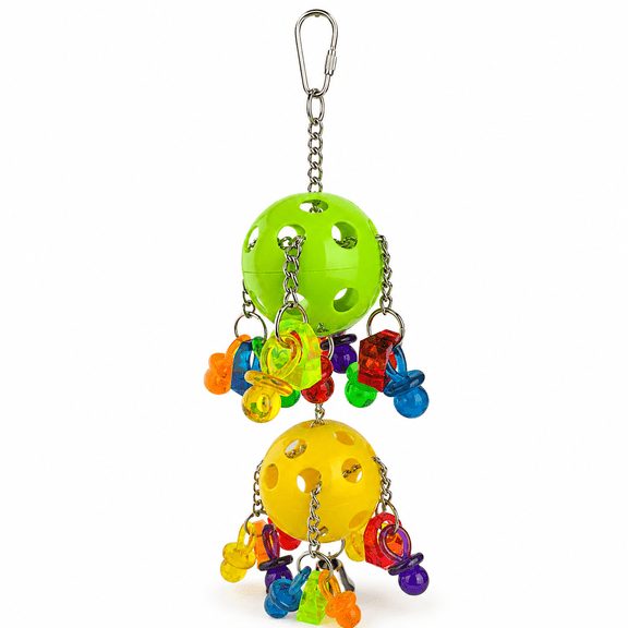 3759 Duo Paci Pull Medium Bird Toy