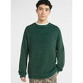 thumbnail image 1 of No Boundaries Ribbed Crewneck Sweater with Long Sleeves, Men's, 1 of 5