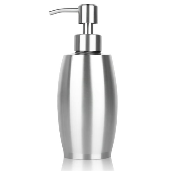 375ml Soap Dispenser, TSV 304 Stainless Steel Hand Soap Dispenser with Pump for Kitchen Bathroom Sink