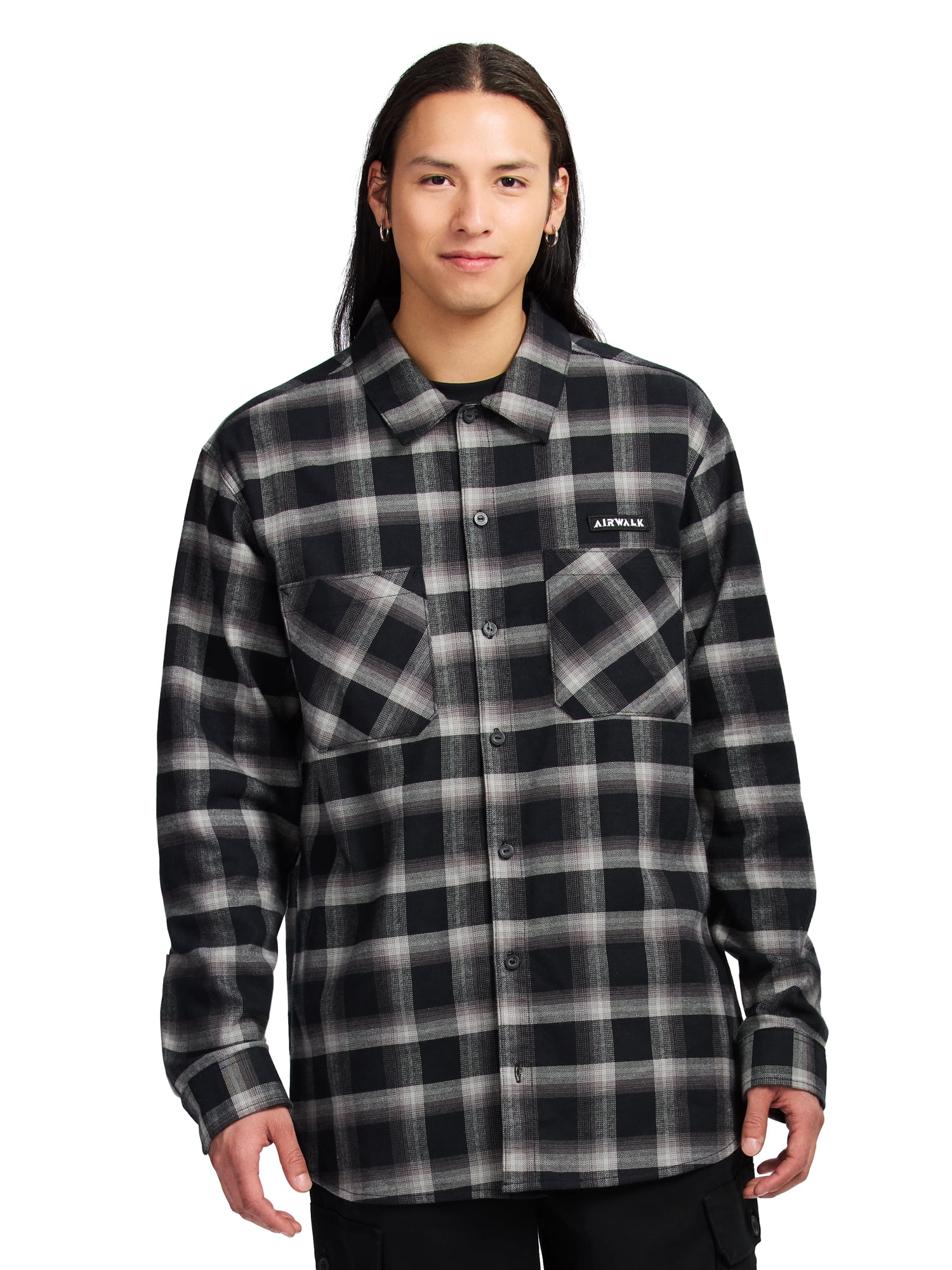 Airwalk Men's & Big Men's Long-Sleeve Flannel Shirt, Sizes XS-3XL