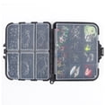 thumbnail image 1 of 376pcs Fishing Tackle Kit with Hooks Weights Beads Swivels - Stainless Steel Saltwater Accessories, Night Luminous Beads, Compact Organizer Box for Freshwater & Ocean Fishing Gear, 1 of 9