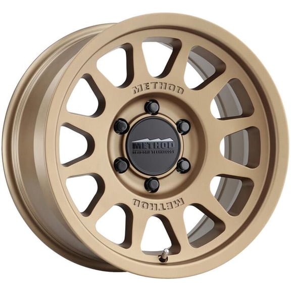 379060912N 17 x 9 in. -12 mm Offset MR703 Bead Grip Wheel for 2019 Chevrolet Blazer Base Sport Utility 4-Door 2.5L, Bronze