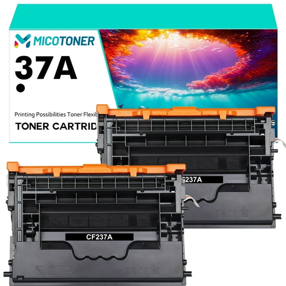 37A CF237A Compatible for HP 37A 37X Black Laserjet Toner Cartridge for HP Laserjet 37A CF237A 37X CF237X Work with Enterprise M607dn M608dn M608x M609x MFP M631 M632 M633 Printer Ink