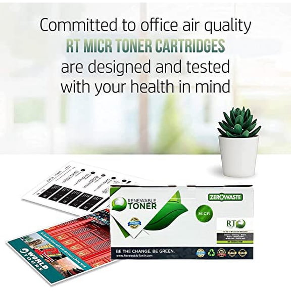 37A MICR High-Yield Toner Cartridge | RT Replacement for HP 37A 37X Works with Laser Enterprise M607 M608 M609 Series MFP M631 M632 M633 Check Printer Ink | CF237X CF237A