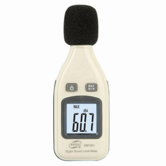 37MD Noise Measurement Device ABS Sound Pressure Level Meter Noise Meter with Wide Measuring Ranges for Home