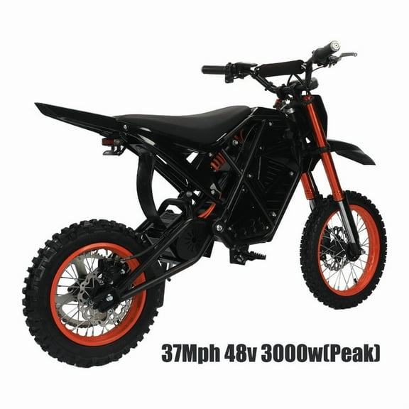 37Mph 220NM Electric Bike for Adult Teens,3000W(Peak) 48V23AH Battery with Hydraulic Brakes,45Miles long ranges Electric bicycles,14"/12" All Terrain Tire UL2849