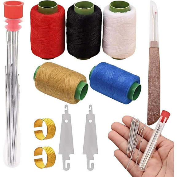 37PCS Sewing Tool Set, Needle and Thread Kit, Needles Thread Hand Repair Tools, Embroidery Tool Kit, Sewing Needle Kit Set for Home, DIY Craft Kit for Beginners