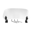 thumbnail image 1 of 37cm Motorcycle Windshield Clear Lens Adjustable Clip Windshield Extension Universal Fit for Most Motorcycle Scooter, 1 of 6