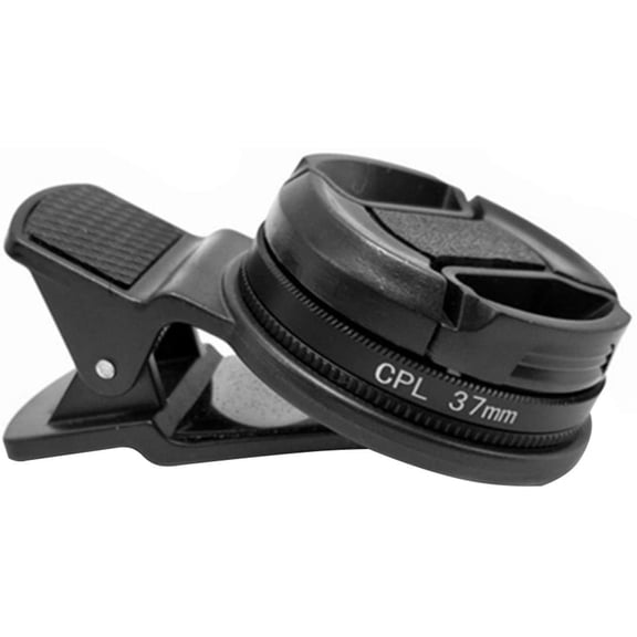 37mm CPL Phone Camera Lens, Universal Polarizer Clip-On Cellphone CPL Filter Compatible with iPhoneSamsung/Android Smartphones