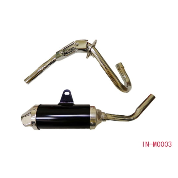 37mm Exhaust Muffler Pipe System Perimeter BBR Style Frame Dirt Pit Mini Bike