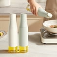 thumbnail image 1 of 37oz Glass Oil Dispenser for Kitchen, Auto Flip、Non-Drip、Leak Proof, Oil Bottles for Kitchen, Vinegar Dispenser, Cooking Glass Bottle (Green), 1 of 9