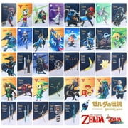 37pcs/set Zelda Breath of The Wild Amiibo NFC Game Cards For Switch W/BOX Mini Cards(1.2*0.8")