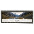 thumbnail image 1 of 37x12 Frame Black Bamboo Solid Wood Picture Frame Width 1.5 Inches | Interior Frame Depth 0.5, 1 of 8