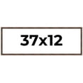 thumbnail image 1 of 37x12 Frame Brown Bamboo with Dark Coffee/Walnut Finish | Solid Wood Picture Frame Width 0.75, 1 of 8