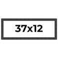 thumbnail image 1 of 37x12 Frame Brown Rustic Solid Wood Picture Frame 1.5 Inches Wide | Interior Frame Depth 0.5 Inches, 1 of 8