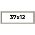 thumbnail image 1 of 37x12 Frame Grey Real Wood Picture Frame Width 1.25 inches | Interior Frame Depth 0.5 inches | Hans, 1 of 8