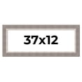 thumbnail image 1 of 37x12 Frame Grey Real Wood Picture Frame Width 2.75 Inches | Interior Frame Depth 0.5 Inches |, 1 of 8