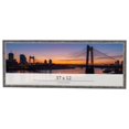 thumbnail image 1 of 37x12 Frame Silver Grey Distressed Solid Wood Picture Frame | 0.75 Inch Moulding Width | Interior, 1 of 8