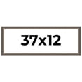 thumbnail image 1 of 37x12 Frame Silver Real Wood Picture Frame Width 1.25 Inches | Interior Frame Depth 0.5 Inches |, 1 of 8