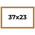 thumbnail image 1 of 37x23 Frame Black and Gold Distressed Solid Wood Sonoma Picture Frame | 1.625 Inch Moulding Width |, 1 of 8