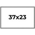 thumbnail image 1 of 37x23 Frame Blue Kingsley Pewter Solid Wood Picture Frame Width 0.75 Inches |Interior Depth 0.5, 1 of 8