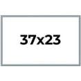 thumbnail image 1 of 37x23 Frame Blue Scuffed Farm Board Solid Wood Picture Frame Width 0.75 Inches | Interior Depth 0.5, 1 of 8