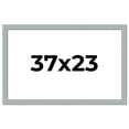 thumbnail image 1 of 37x23 Frame Blue Teal Distressed Solid Wood Picture Frame | 1.625 Inch Moulding Width | Sonoma Blue, 1 of 8