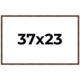 thumbnail image 1 of 37x23 Frame Brown Bamboo with Dark Coffee/Walnut Finish | Solid Wood Picture Frame Width 0.75, 1 of 8