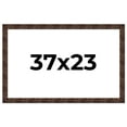 thumbnail image 1 of 37x23 Frame Brown Burl Real Wood Picture Frame Width 1.625 Inches | Interior Frame Depth 0.5 Inches, 1 of 8