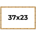 thumbnail image 1 of 37x23 Frame Gold Bamboo Solid Wood Picture Frame | 1 Inch Moulding Width | Interior Frame Depth, 1 of 8
