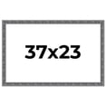 thumbnail image 1 of 37x23 Frame Silver Black Rustic Sonoma Solid Wood Picture Frame | 1.5 Inch Moulding Width |, 1 of 8