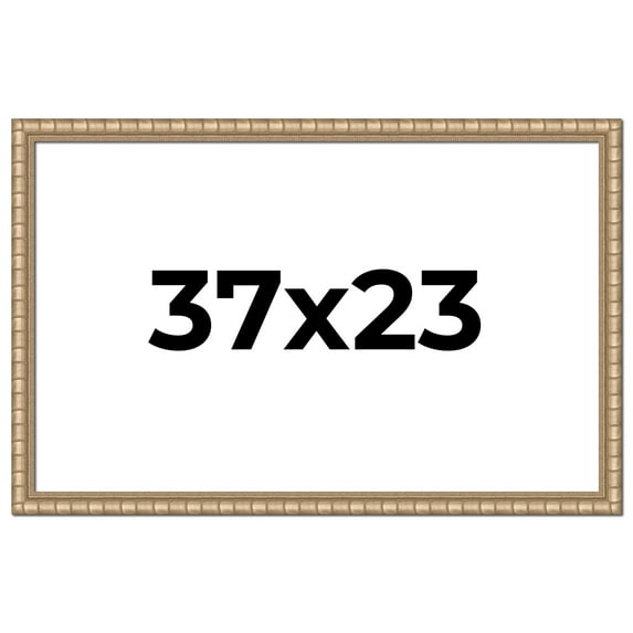 37x23 Frame Silver Real Wood Picture Frame Width 1.5 inches | Interior Frame Depth 0.5 inches |