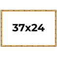 thumbnail image 1 of 37x24 Frame Gold Bamboo Solid Wood Picture Frame | 0.75 Inch Moulding Width | Interior Frame Depth, 1 of 8