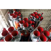 37x24in Soyuz rocket engines  Coated Paper