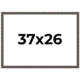 thumbnail image 1 of 37x26 Frame Black Brown Chestnut Mosaic Solid Wood Picture Frame | 1.125 Inch Moulding Width |, 1 of 8