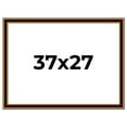 thumbnail image 1 of 37x27 Frame Gold Brown Plein Air Vintage Solid Wood Picture Frame | 1.75 Inches Moulding Width |, 1 of 8