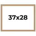 thumbnail image 1 of 37x28 Frame Charleston Honey Brown Solid Wood Picture Frame Width 1.75 Inches | Interior Depth 0.5, 1 of 8