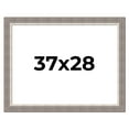 thumbnail image 1 of 37x28 Frame Grey Real Wood Picture Frame Width 2.75 Inches | Interior Frame Depth 0.5 Inches |, 1 of 8