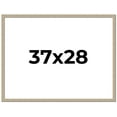 thumbnail image 1 of 37x28 Frame Grey Solid Wood Picture Frame Width 1 Inches | Interior Frame Depth 0.5 Inches |, 1 of 8