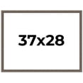 thumbnail image 1 of 37x28 Frame Silver Real Wood Picture Frame Width 1.25 Inches | Interior Frame Depth 0.5 Inches |, 1 of 8