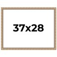 thumbnail image 1 of 37x28 Frame Silver Real Wood Picture Frame Width 1.5 inches | Interior Frame Depth 0.5 inches |, 1 of 8